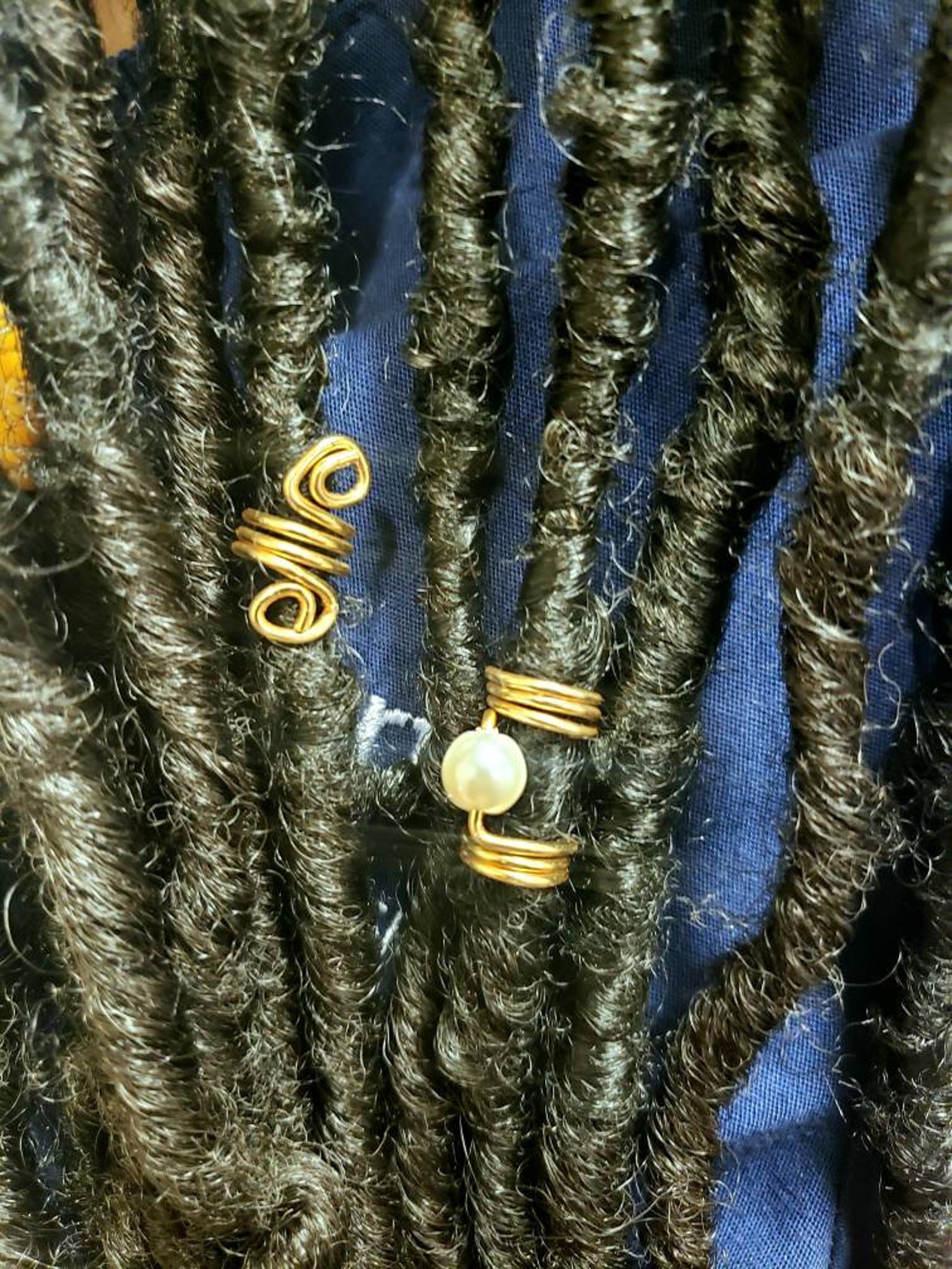 Dreadlock Jewelry Spiral Rings Hair Rings Wire Dreadlock Etsy