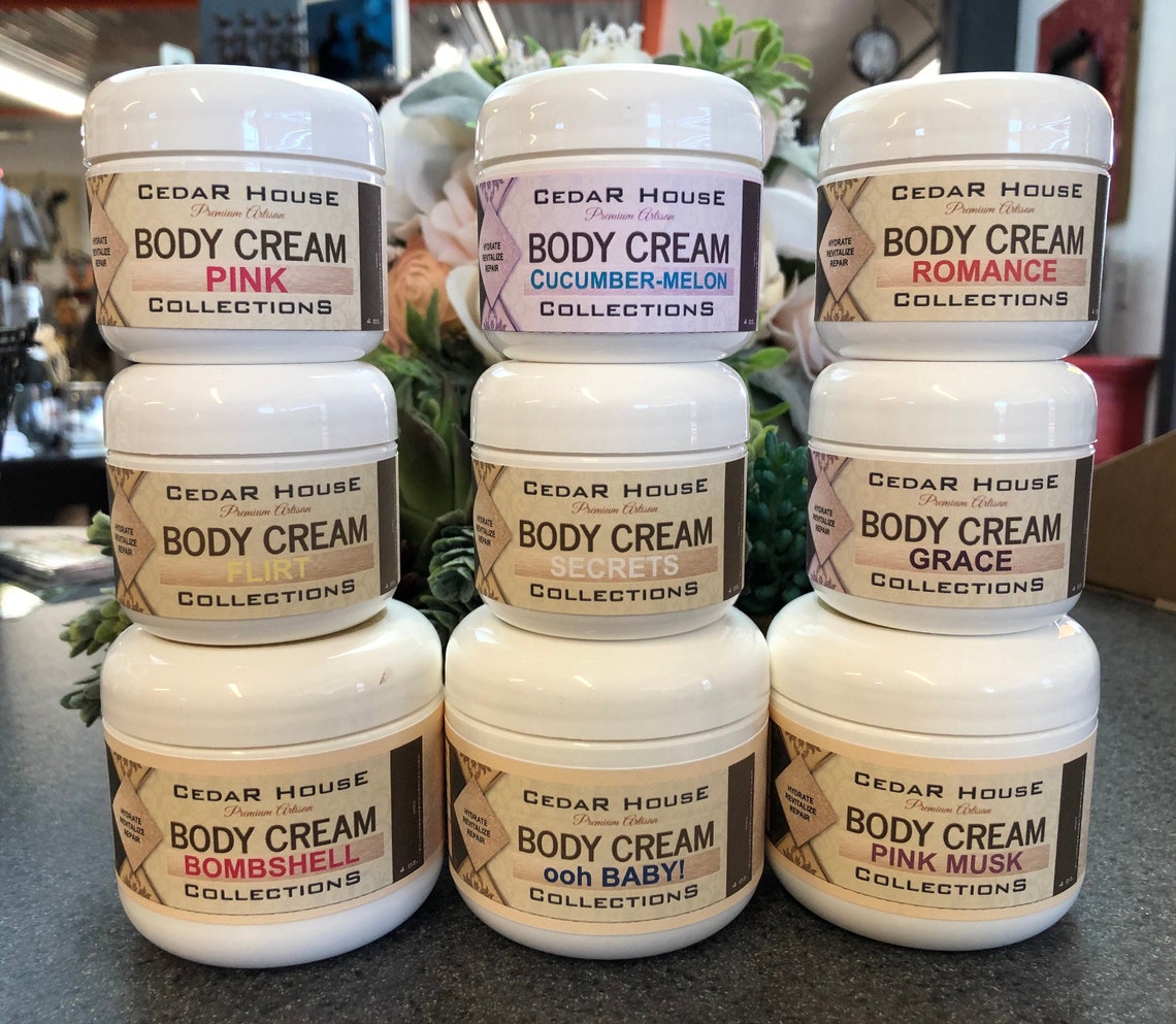 Premium Organic Body Cream Etsy