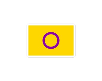 Intersex Pride Flag Sticker | Gay Pride Sticker