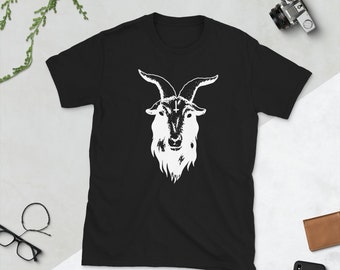 Baphomet T-Shirt | Goth Goat T-Shirt | Metal T-Shirt