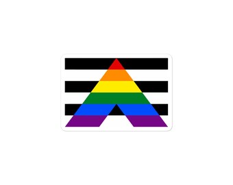 Straight Ally Gay Pride Sticker