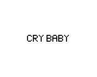 Cry Baby Sticker | Water Bottle Sticker