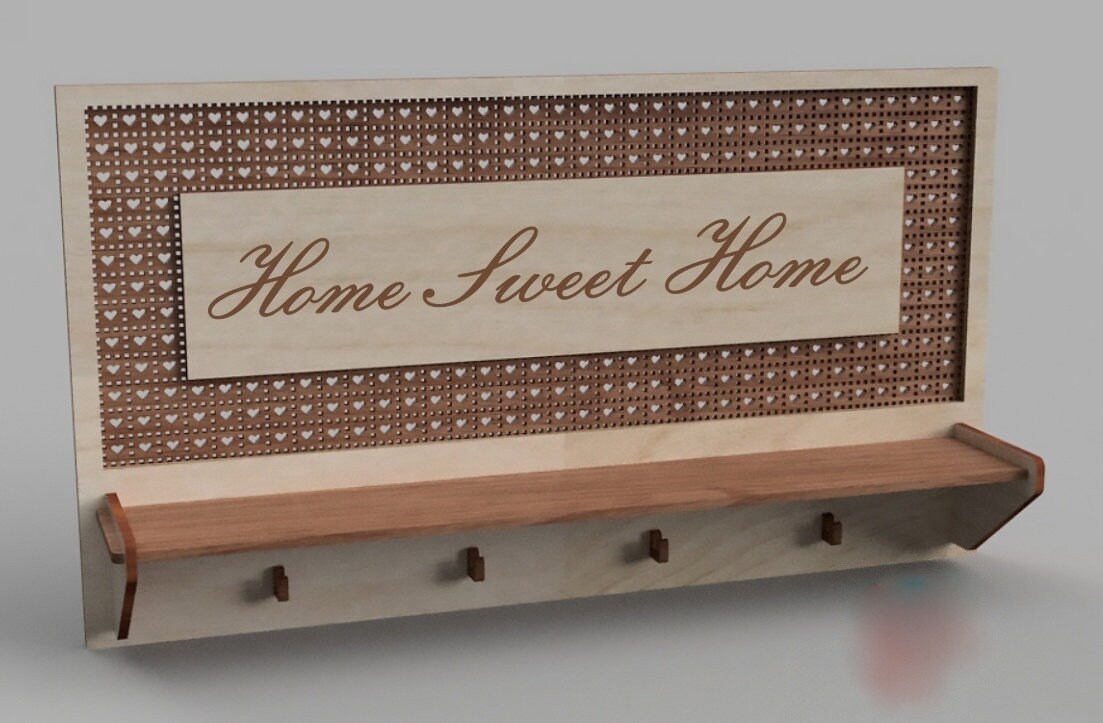 Keyholder Laser Files Svg Key Holder Dxf Key Chain Laser Cut