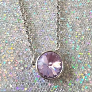 Swarovski Crystal AB Necklace and Earrings Set