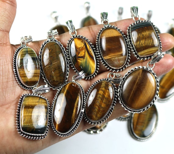 ジュエリー タイガー アイ ネックレス Nialaya Jewelry タイガーアイ