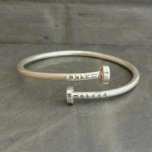 925 Silver Plated Bangle Handmade Men&#39;s And Women&#39;s Bangles