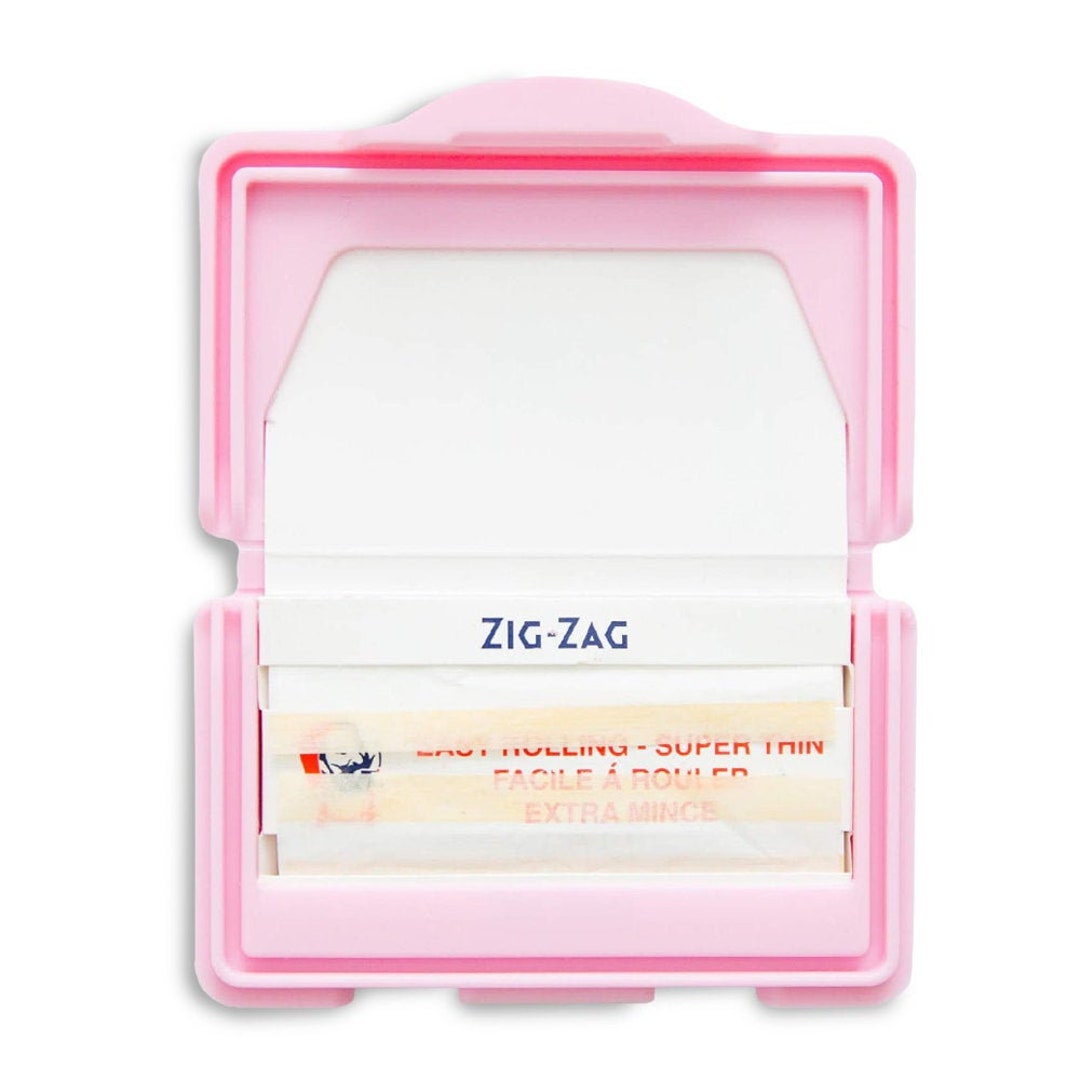 Rolling Paper Case Pink Standard Size, Waterproof Rolling Paper Case, Rolling Paper Set Smoking