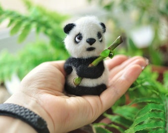 Panda cub plushies - collectible Kawaii stuffed animals plush | Cute miniature bear toy for panda lovers, birthday Gifts