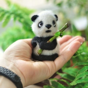 Panda cub plushies - collectible Kawaii stuffed animals plush | Cute miniature bear toy for panda lovers, birthday Gifts
