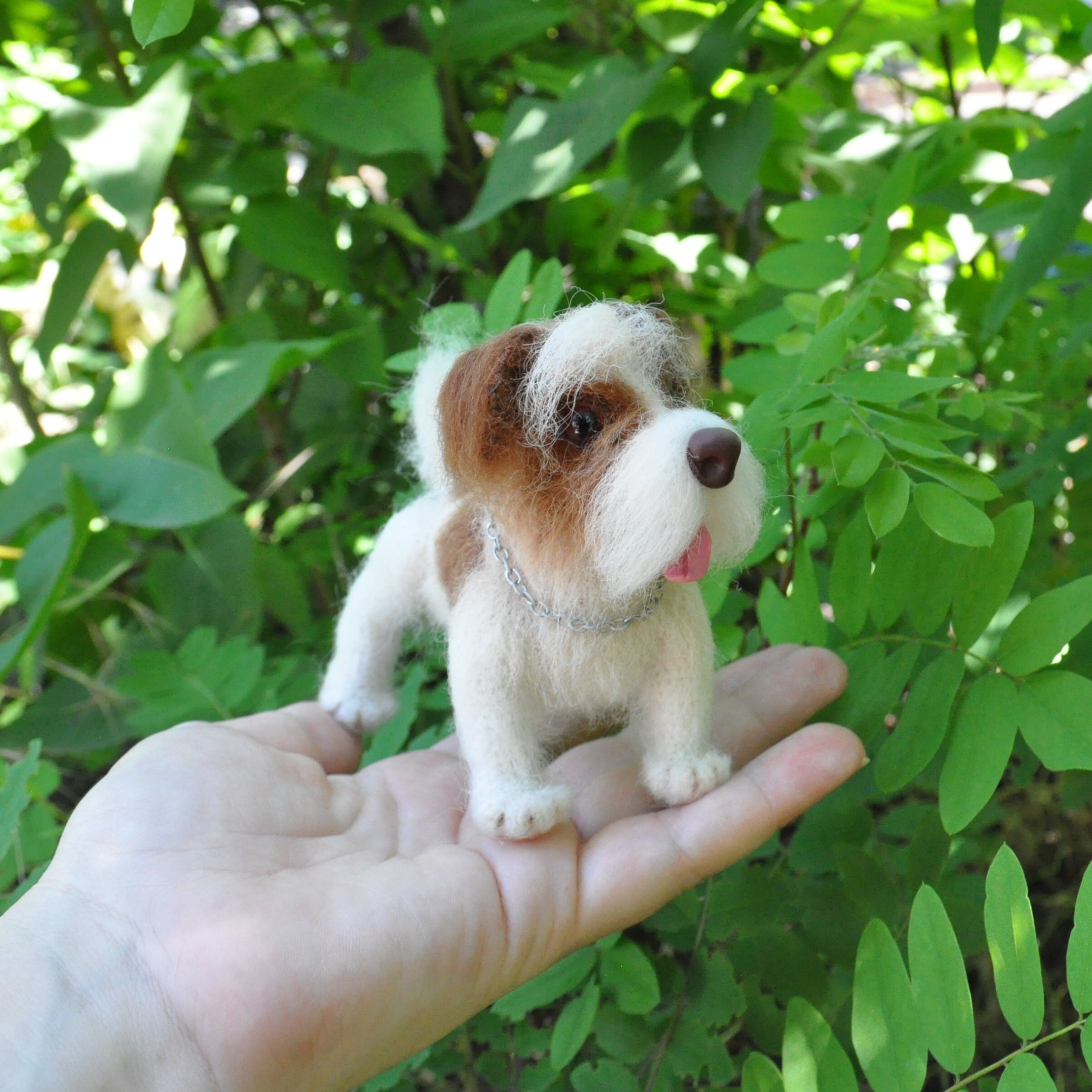 jack russell stuffed dog