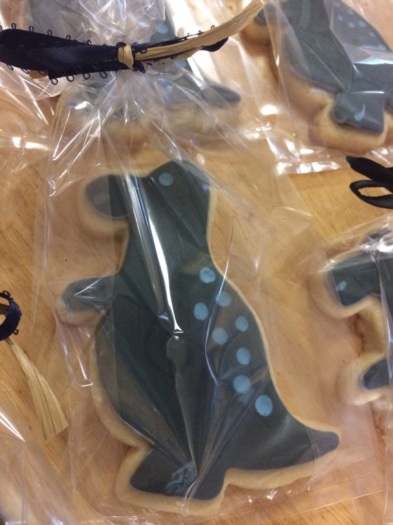 Dinosaur Cookies Homemade Sugar Cookies Decorated Royal Etsy