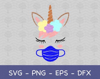Download Unicorn Mask Svg Etsy PSD Mockup Templates