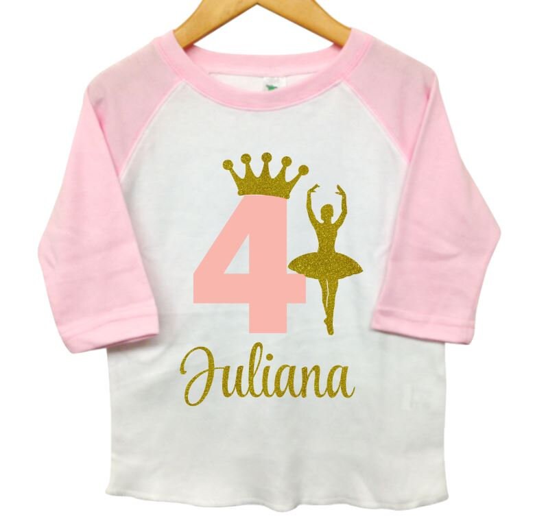 Little Girl Birthday Shirt Personalized Birthday Shirt Etsy