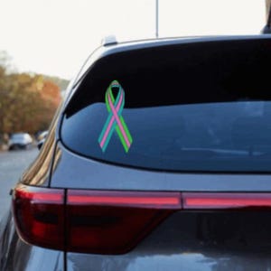 Metastatic Breast Cancer Decal, Metavivor Decal, Metastatic Breast Cancer Ribon Decal, Cancer Decal, Cancer Awareness, Cancer Fighter
