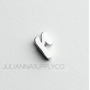 Silber Initial Buchstaben R Charms Cursive