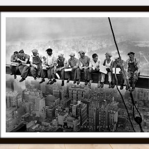Lunch Atop a Skyscraper Photo: Iconic New York Print (Digital Download)