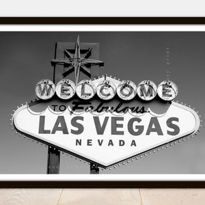 Las Vegas Retro Sign Photo - Cartel de fotos vintage imprimible - Descarga instantánea de fácil impresión archivo JPG para la recopilación de impresión de enmarcado