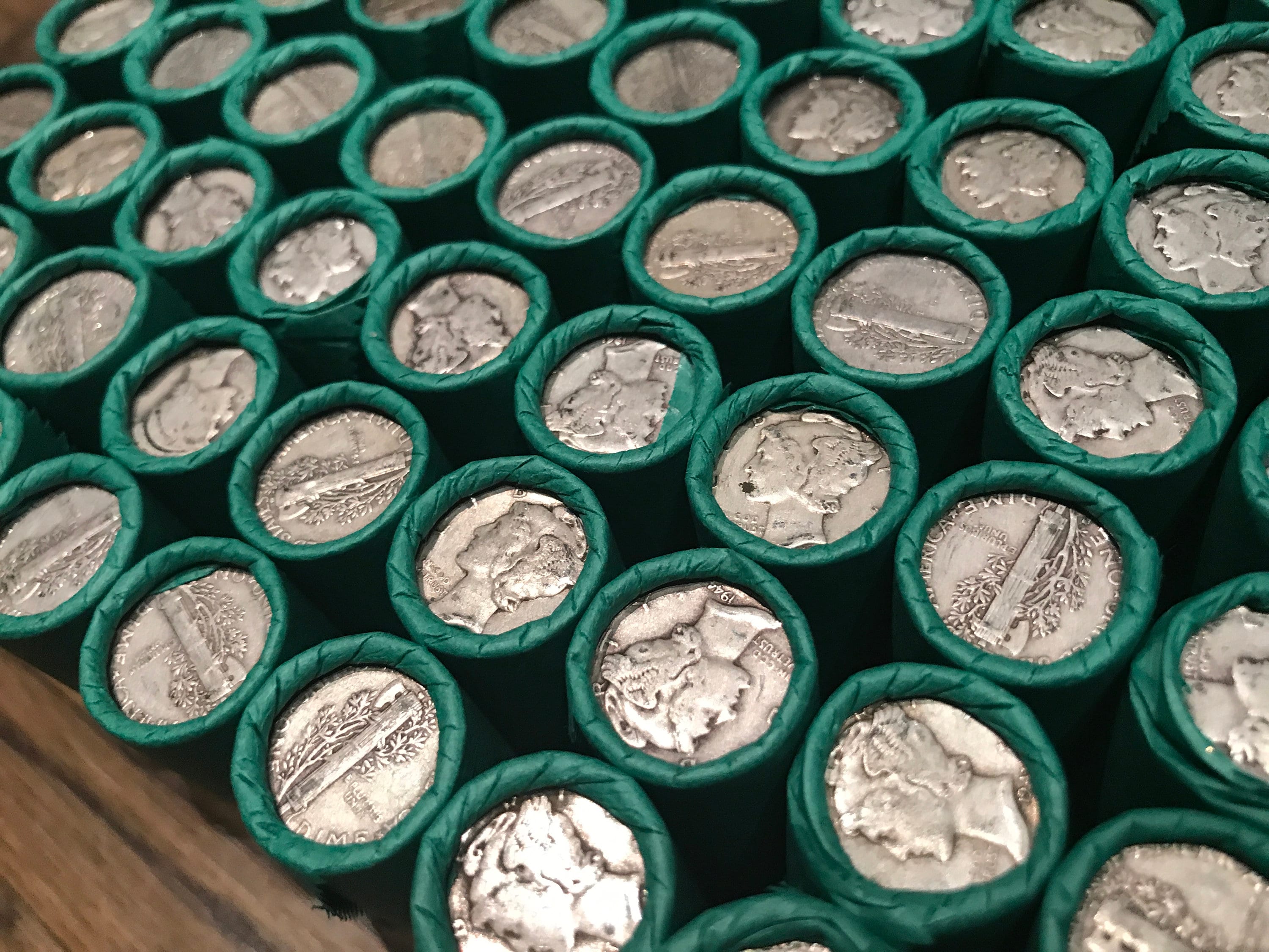 vintage-coin-rolls-old-bank-wrapped-united-states-coins-etsy