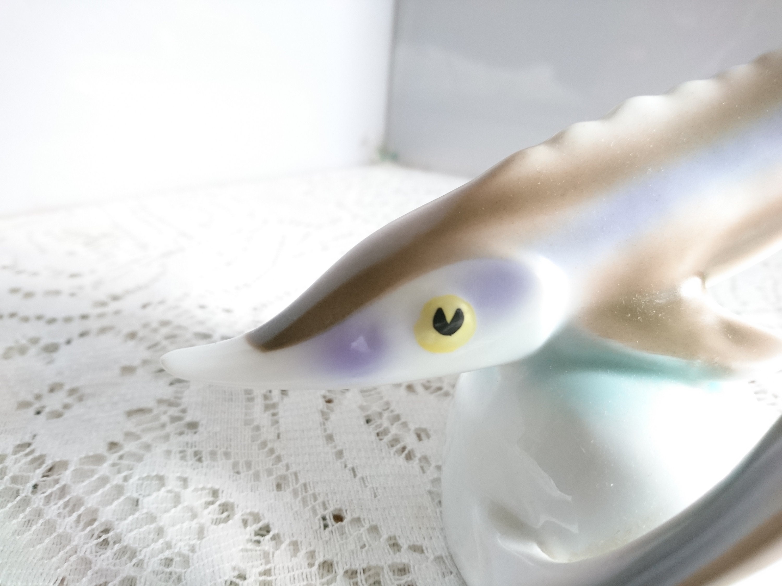 Capodimonte Capodimonte Porcelain Fish Stamped N Crowned Porcelain ...