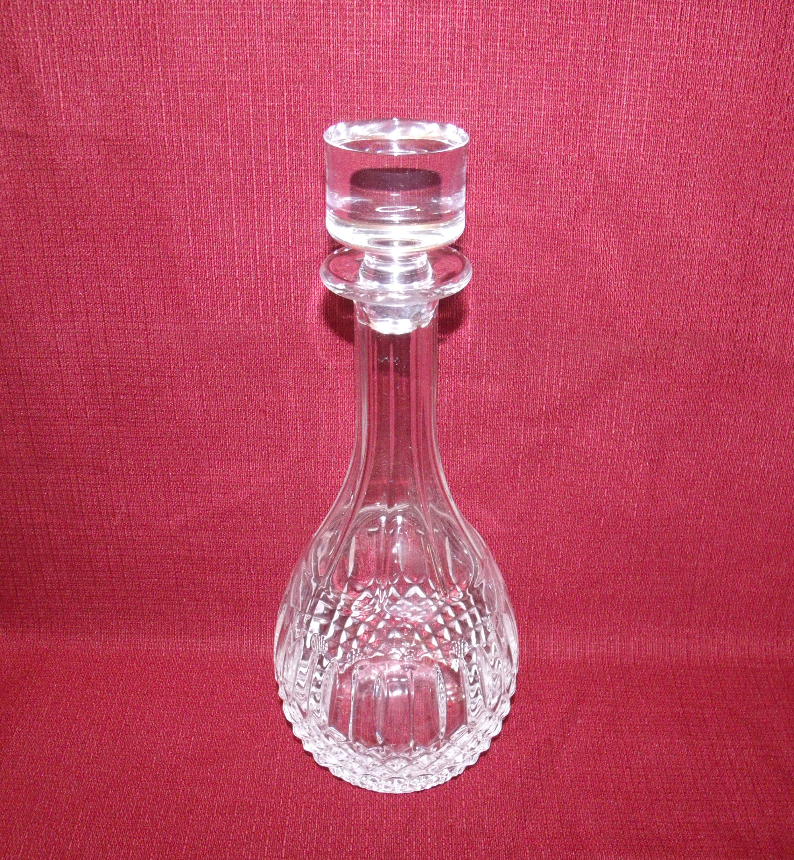 Lorraine Crystal/Wine Carafe Signed 100 Cl Year 1960