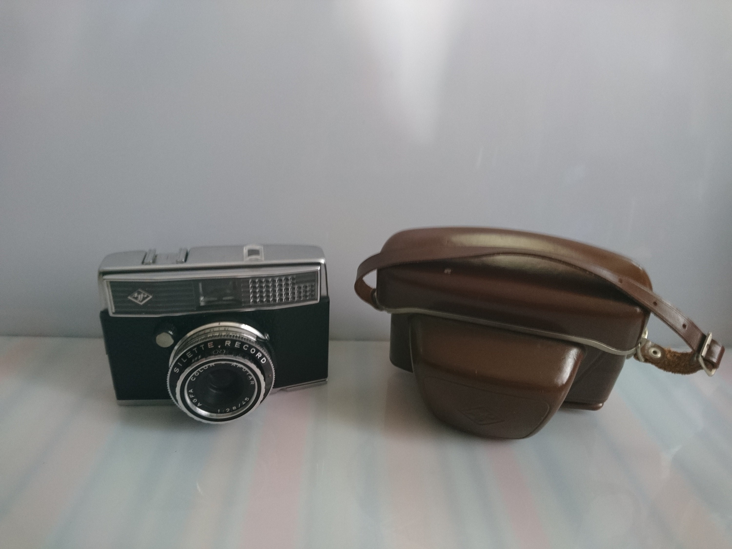 Agfa Sillette Record 高級フィルムカメラ ケース付き