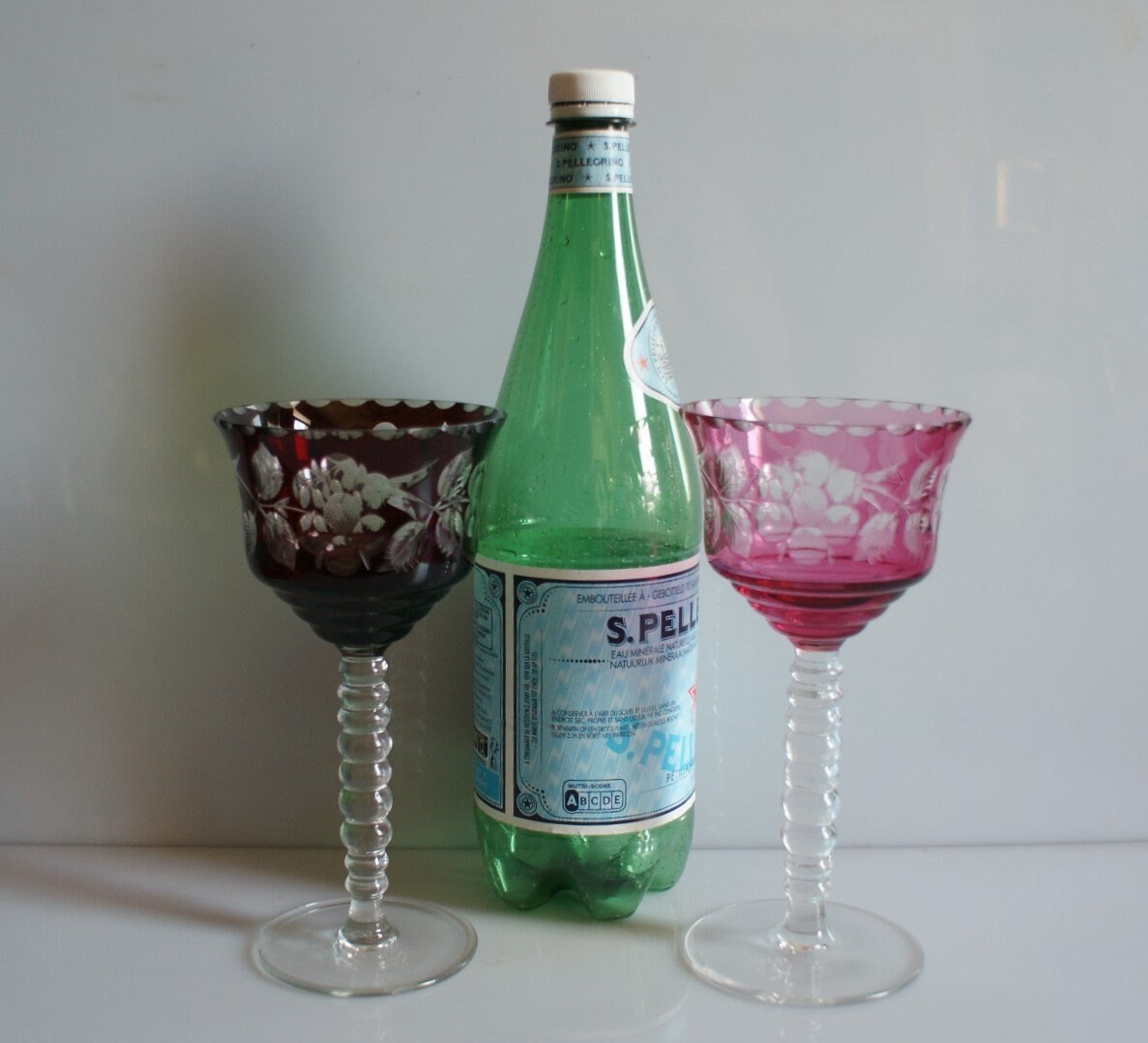 Pair Of Saint Louis crystal