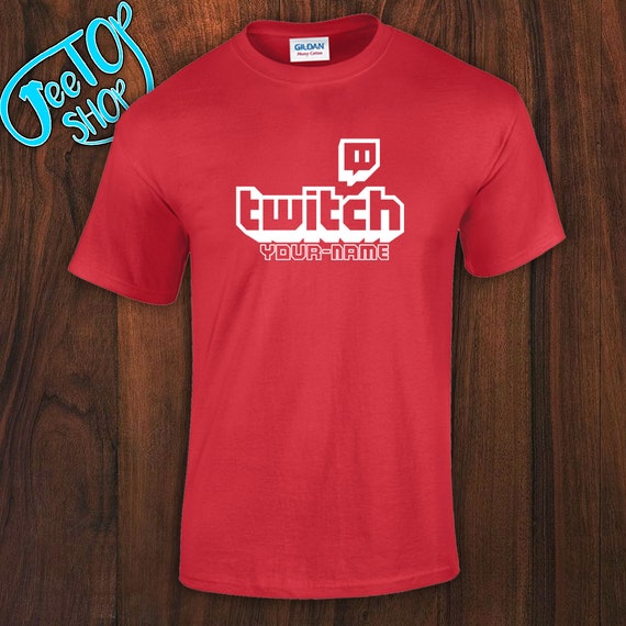 New T Shirt Twitch Gaming Stream Live Streaming Service Viral Fans 8 Colors - unofficial roblox t shirt personalize with gamer username etsy
