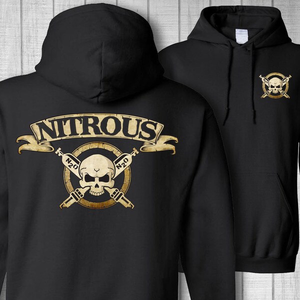 Nitrous Racing Skull Etsy