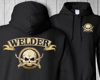 the welder face hoodie