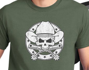 spurs skull shirt