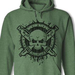 Nitrous Racing Skull Hoodie - N2O Nitro Boost Crossbones Sweater - HA124