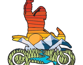 Motorcycle Decal Etsy