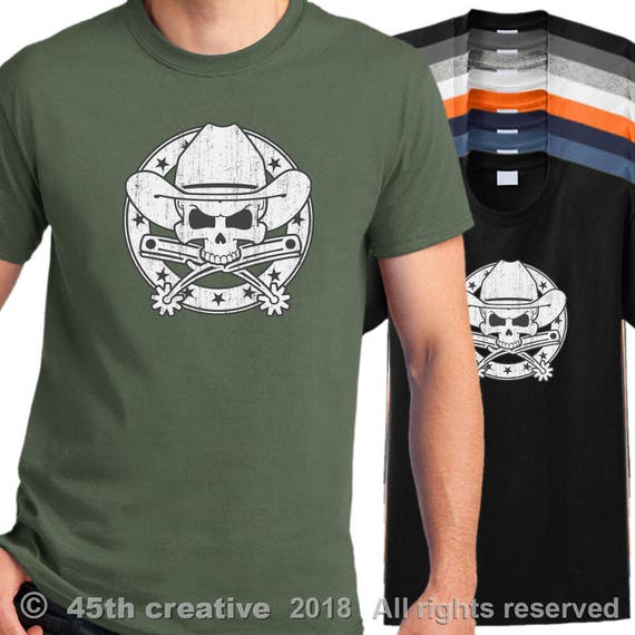 spurs skull shirt