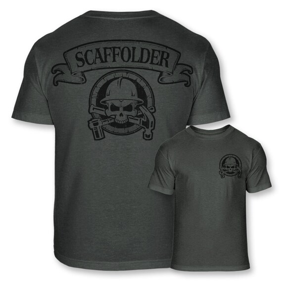 Scaffolder American Flag Skull Tshirt Scaffolder American Flag Skull Tshirt