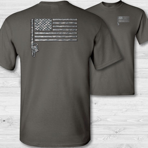 Landscaper American Flag Hooded Sweatshirt landscaping Hedge Trimmer Camouflage USA Flag Hoodie Gift
