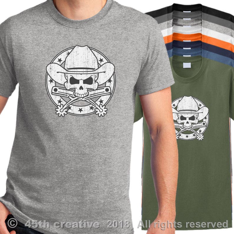 spurs skull shirt