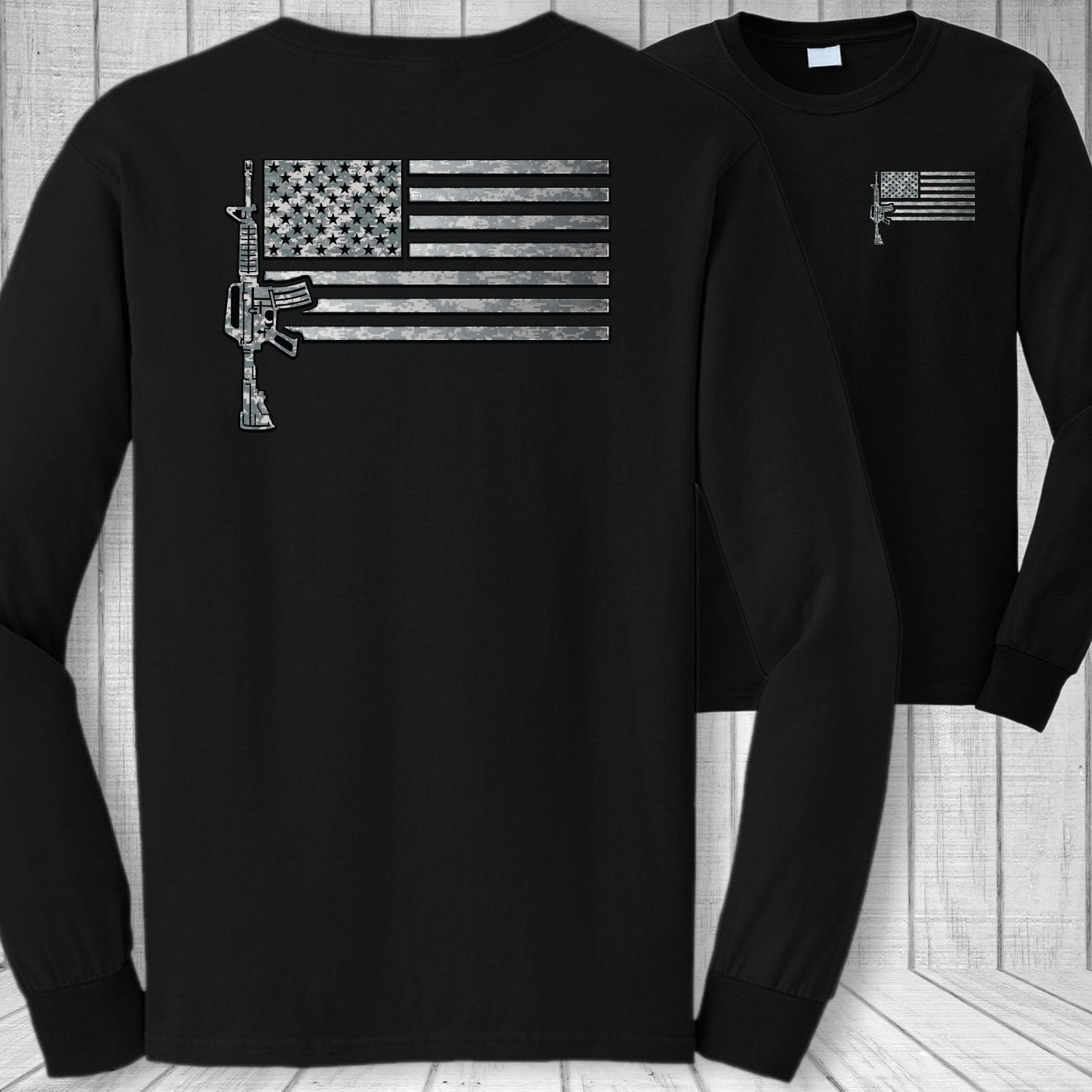 Made in U.S AR15 T-Shirt Unisex Dark Colors Navy