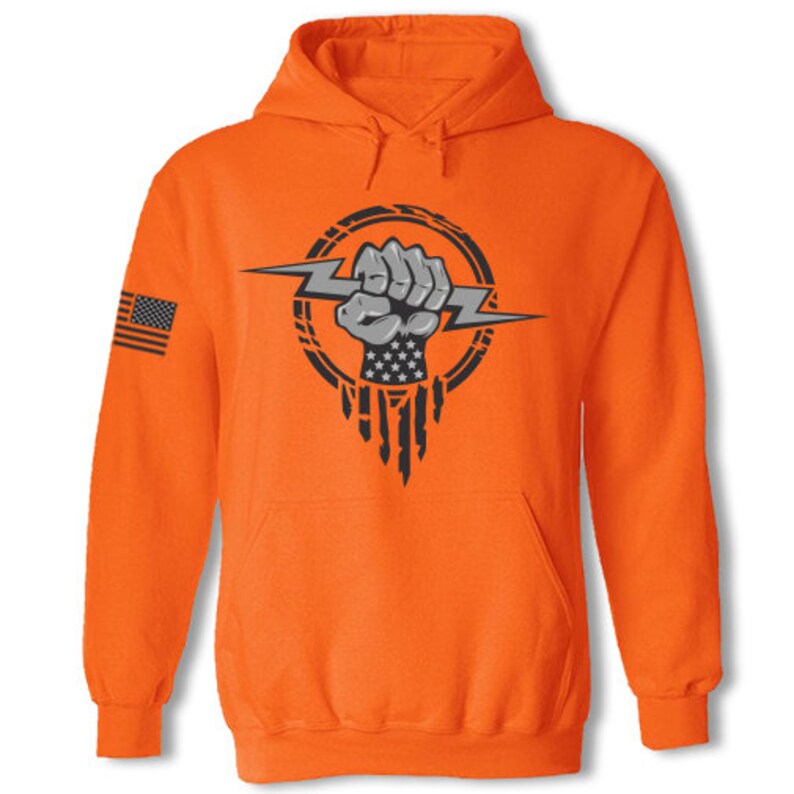 Electrician sweatshirt hoodie electrical worker superhero Etsy