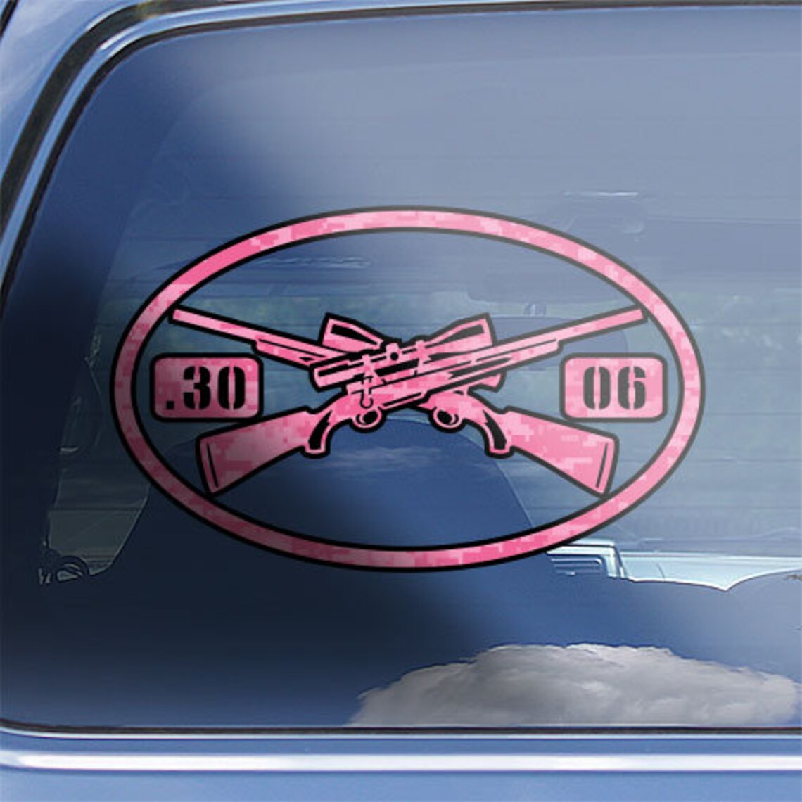 3006 Hunting Rifle Oval Decal Sticker .3006 Hunting Rifle Etsy