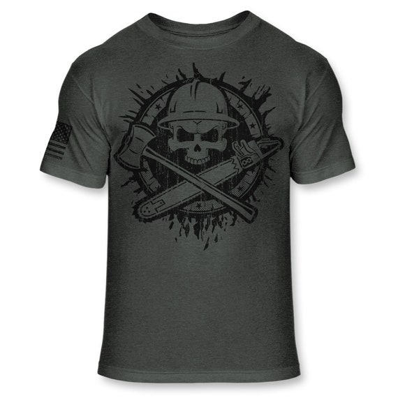 Crossed Axe T-Shirt - Distressed Axe Throwing T Shirt Crossed Axe T-Shirt - Distressed Axe Throwing T Shirt