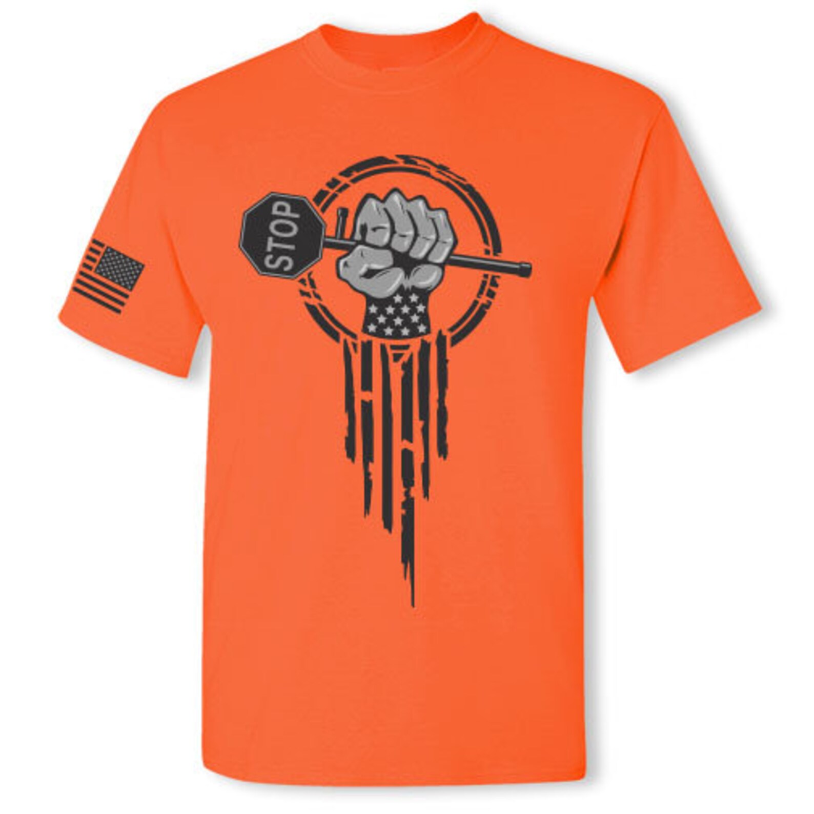 Traffic Control Flagger Short Sleeve Tshirt Traffic Etsy