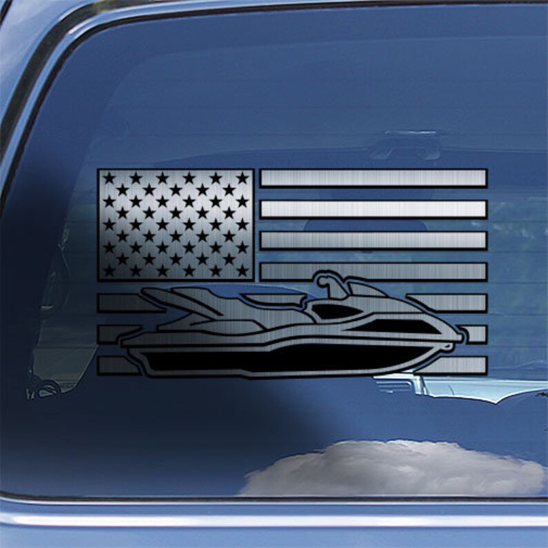 USA Watercraft Decal Sticker Personal Watercraft Window Decal Etsy