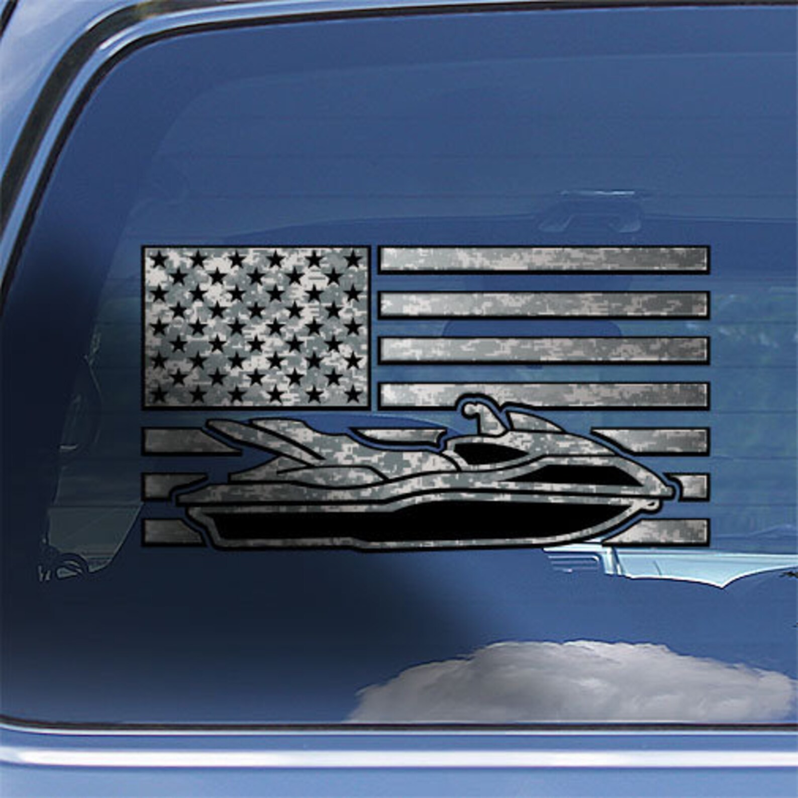 USA Watercraft Decal Sticker Personal Watercraft Window Decal Etsy