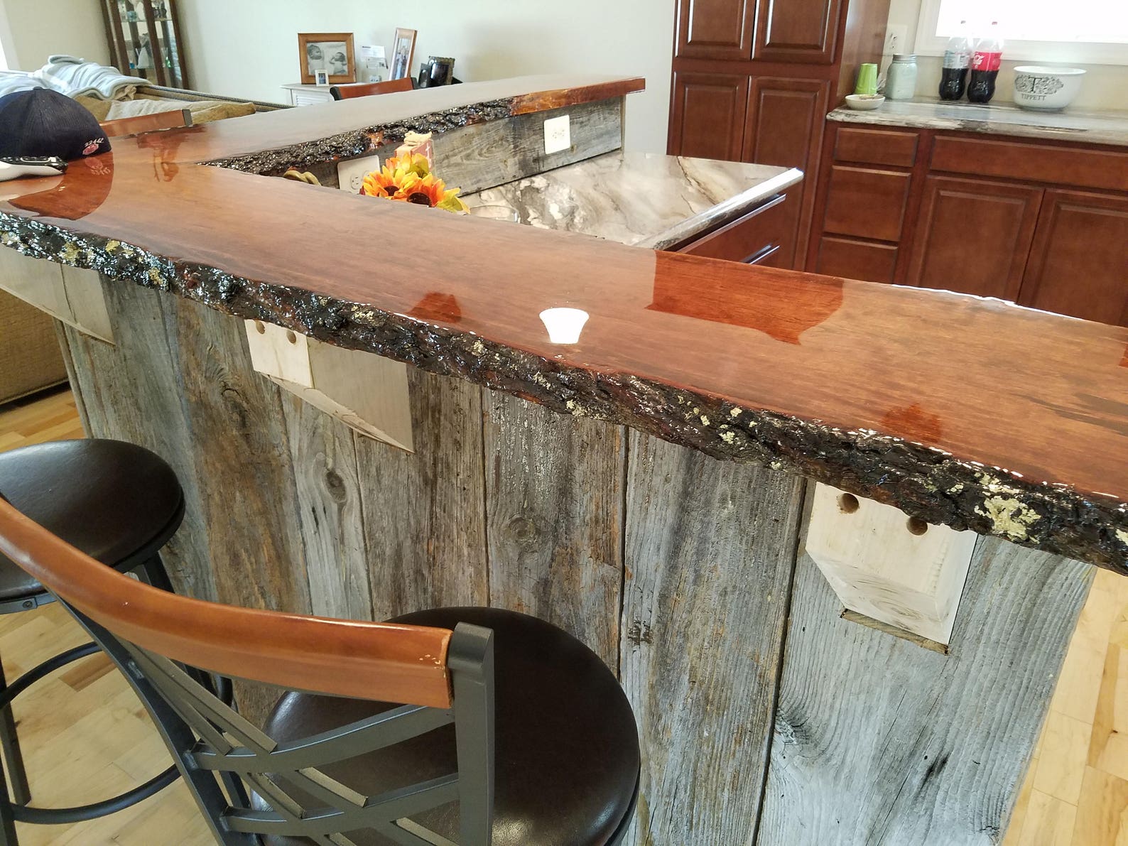Live edge bars countertops and tables Etsy