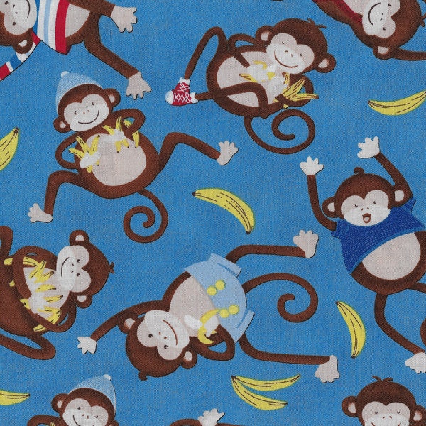 Monkey Cotton Fabric - Monkey Business 9317 - Henry Glass