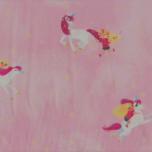 Pink Unicorn Cotton Fabric - Riley Blake Uni the Unicorn C9980
