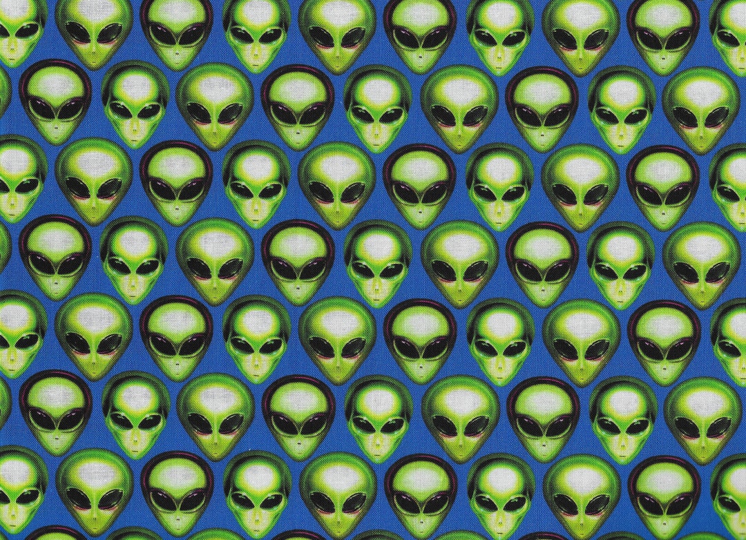 Alien Cotton Fabric - Etsy