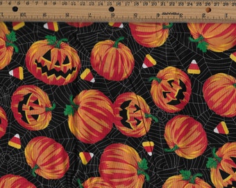 Halloween Pumpkin Cotton Fabric