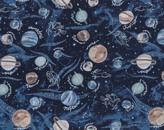 Tissu en coton Planètes - Dear Stella Designs - Stella SRR1854