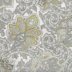 Paisley Canvas Fabric -Floral Canvas Fabric